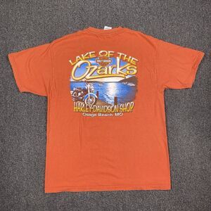 Harley Davidson T Shirt Osage Beach MO  Lake Of Ozark Shirt Men’s Size Large